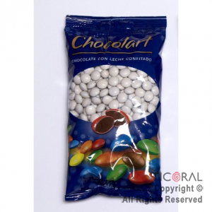 LENTEJAS DE CHOCOLATE CONFITADO BLANCA CHOCOLART X 500gr